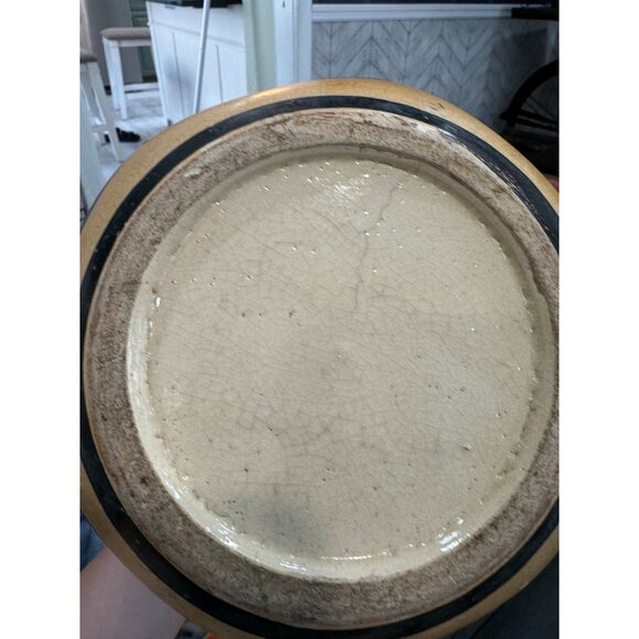 Vintage Hand-Painted Dragon & Phoenix Ceramic Vase two Handles Chinese Folk Art - Picture 4 of 6